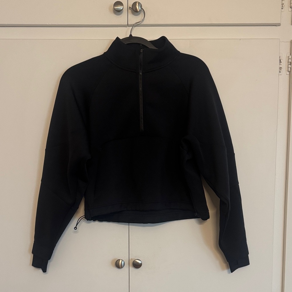 Nike Women's Black Quarter-Zip Sweatshirt